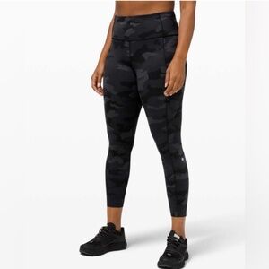 Lululemon Nulux Heritage 365 Camo DeeFast and Free Tight II 25" *Non-Reflective